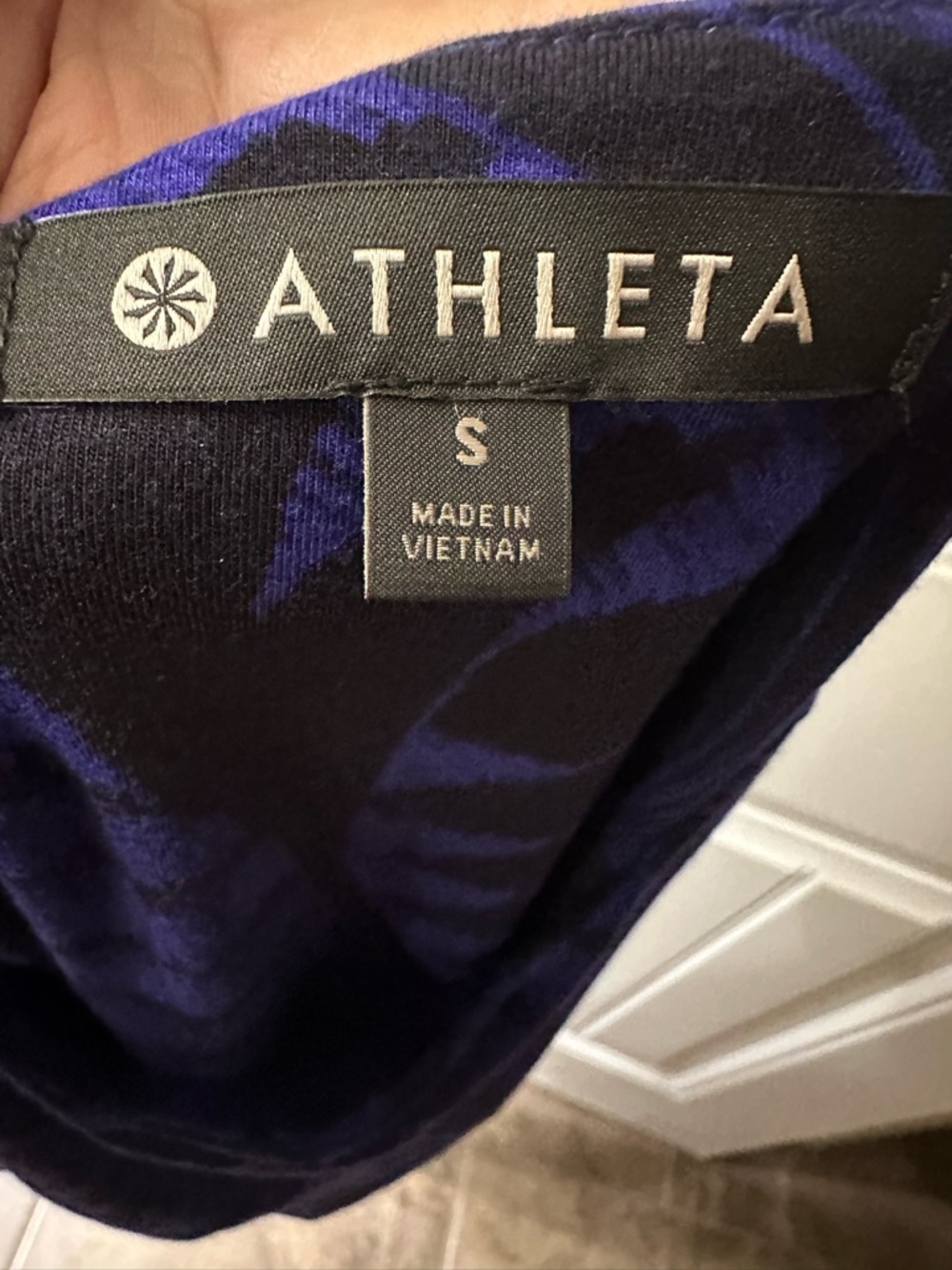 Athleta Santorini Print EUC Sleeveless Dress Womens Size small - Picture 6 of 6